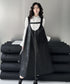 Zip Suspender Dress